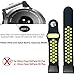 YOOSIDE for Fenix 5/Forerunner 935 Watch Band, 22mm Silicone Sport Quick Fit Easy Release Sweatproof Strap Band for Garmin Fenix 5/5 Plus/Forerunner 935/Quatix 5/Instinct(Black-Green)