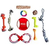 Dog Toys Set – Pack Of 10 Interactive Puppy Chew Toys For Playtime, Teething, Exercise, Training