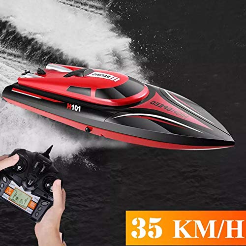 MYRCLMY 35Km / H Highspeed Radio Fernbedienung Speedboat Elektroboot 2,4 Ghz RC Racing Schiff Lenkbare Boote Erwachsene… – Bild 4