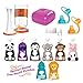 Squooshi Filling Station and Reusable Pouch Starter Kit Bundle | 6 Large and 2 Small Pouches | 2 SoftSip Tops | 12 Caps