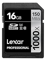 Lexar Professional 1000x 16GB SDHC UHS-II Card LSD16GCRBNA10002 - 2 Pack