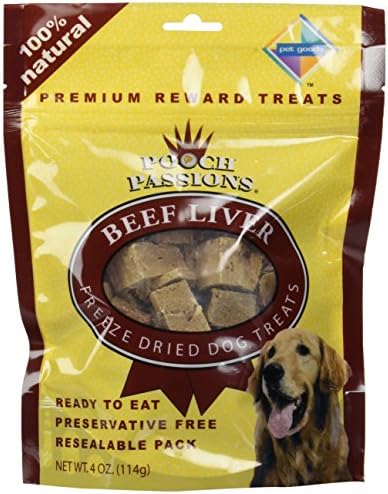Pooch Passions Freeze Dried Liver Dog Treat Quantity: 4-oz