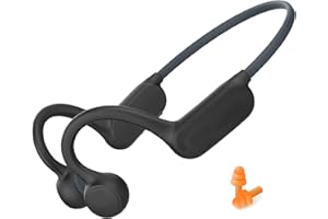 ZKAPOR Bone Conduction Headphones Bluetooth,Open Ear Headphones Wireless Bone Conduction Earbuds Bluetooth 5.3 with Mic,Running Headphone IPX7 Waterproof Swimming Headphones Sport Earphones Headset