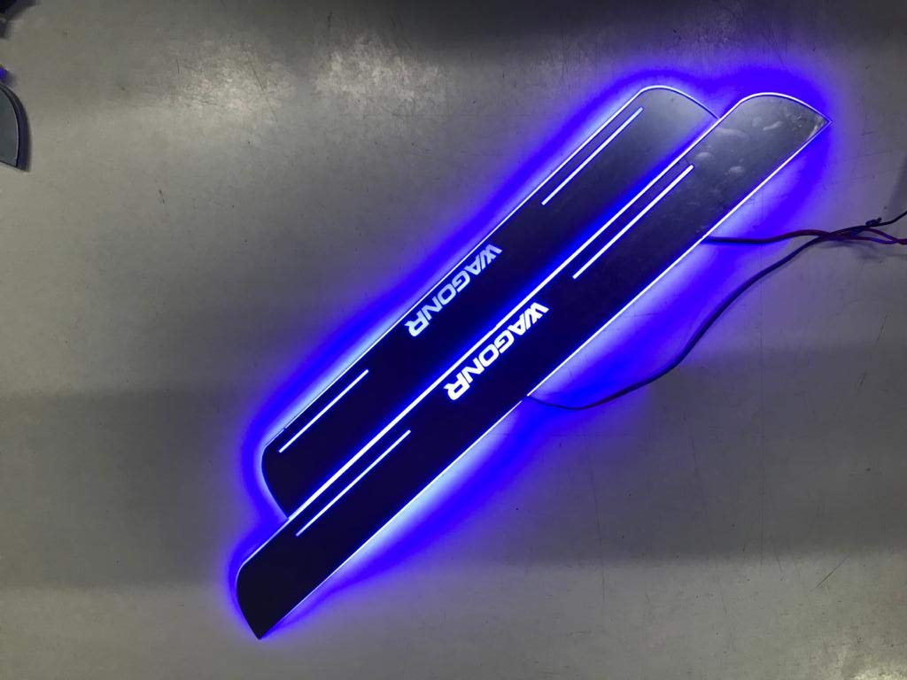 Led Car Door Scuff Sill Plate Footsteps Suzuki Wagon R+