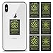 Anti Radiation Shield EMF Protection EMF Absorption from Cell Phone, WiFi, Laptop-Slim Sticker(6pcs)