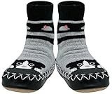 Konfetti Cat 'n Mouse Slipper Sock Swedish Moccasin