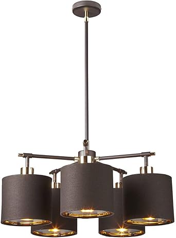 Elstead Lighting BALANCE BALANCE5 BRPB żyrandol 5x60W/E27: Amazon.de