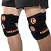 Cambivo Knee Brace, Knee Sleeve, Best Adjustable Support (2 Pack - premium)
