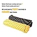 Utility Rope Paracord Nylon Twine - 32 Strands Diamond Braided,100% New Polypropylene,max Working Capacity 330LBS, 1/2 inch,50ft and 100ft, Garden and Farm, Home (1/2 inch by 100ft, Black)