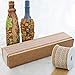Burlap Ribbon Roll White Lace Trims Tape Natural Jute Fabric Ribbons 156 Inches
