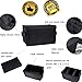 Autvivid Trunk Organizer Cargo Storage Waterproof Heavy Duty Storage Bin with 4 Side Pockets Oxford Cloth Caddy Storage for SUV Car Truck Travel Vocation Trip Camping Household (Black)