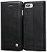 iPhone 7 PLUS Case, VVIA Leather Case for iPhone 7 Plus (5.5 inch), Classic Leather Wallet Cases Slim Folio Book Cover with Credit Card Slots, Cash Pocket, Stand Holder, Magnet Closure (Black)
