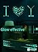 Captank Glow Dots Star Moon luminous Wall Decal Sticker Glowing in the Dark Kids Room Wall Sticker 475 pcs Glow Green Light 10-12 hours Self Ahesive Dots