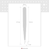 Rubis 2in1 Pointed Slant Tweezers - Fine Hair Eyebrow Grooming view 3