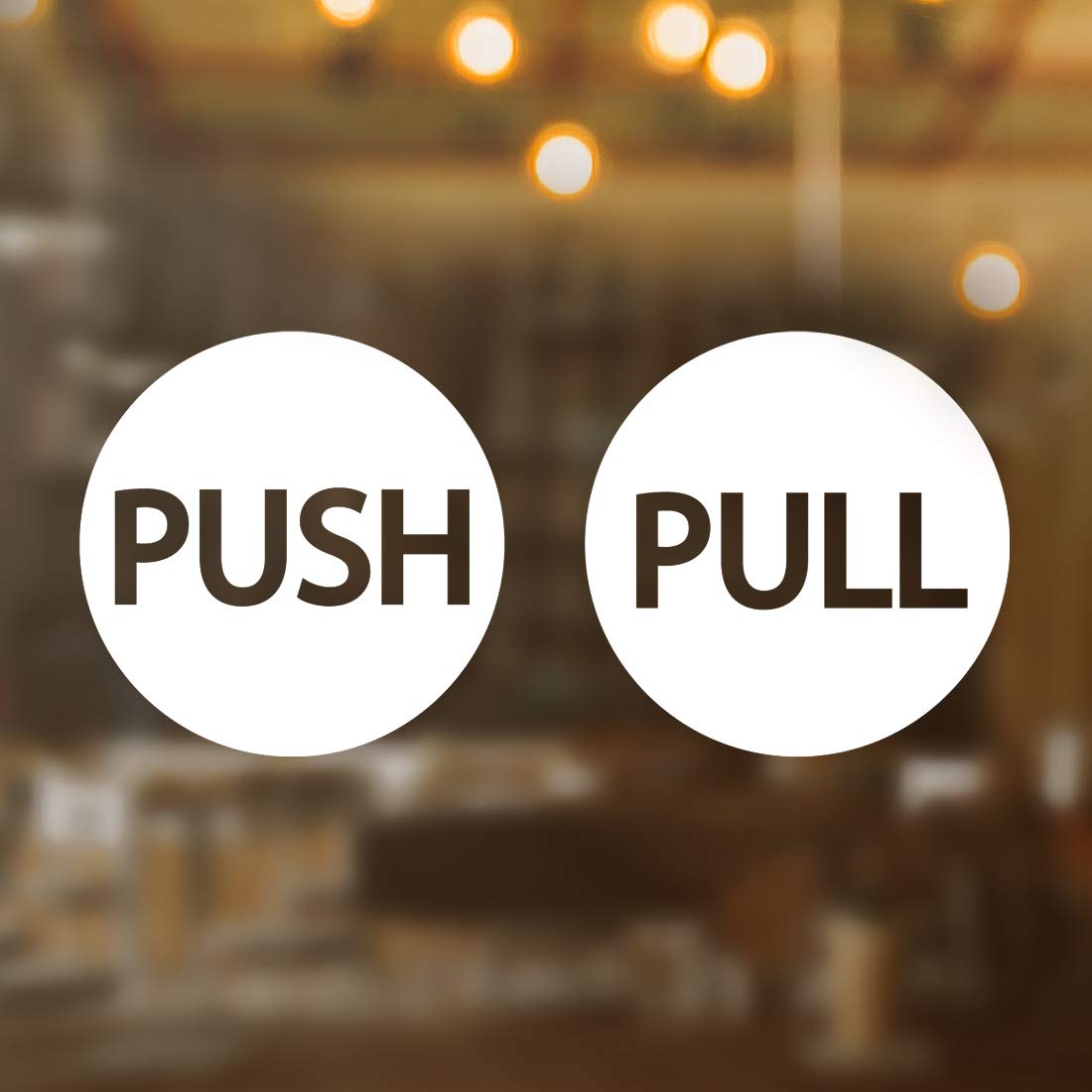 Pull Push door sign sticker signs stickers window vinyl kitchen adhesive shop open set label decal office outdoor restaurant gate closed indoor cafe doors signage salon handle home vintage lettering