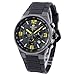 Casio Men's Edifice EFR515PB-1A9V Black Resin Quartz Watch with Black Dial