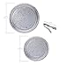 Mozaik HPS1216PDQ Disposable Platters & Tongs, Medium, Silver