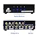 Optimal Shop 4 Port Input 1 Output Audio Video AV RCA Switch 4 Ways Selector Splitter Box