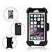 iPhone 7 Plus case - Shockproof Heavy Duty Hybrid PC and TPU Full Body Rugged Double Use Holster Protective Cover Case Kickstand + Belt Clip for iPhone 7 Plus(5.5 inch) 2016 (Black)