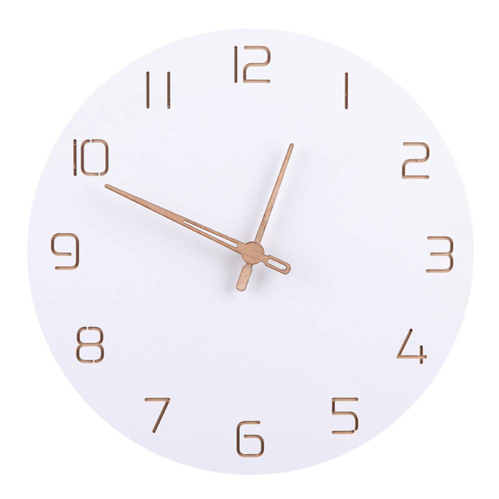 YUYANG Nordic 3D Wooden Large Wall Clock Modern Design Home Decor Bedroom Silent Oclock Nixie Watch 