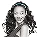 Adecco Glitter Headbands for Girls - Sparkly Colorful Plastic Headbands (10 Pcs)