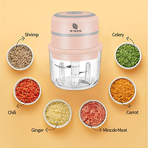 mini electric food processor, slap chop portable Cordless vegetable