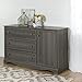 South Shore Savannah 3-Drawer Dresser with Door, Gray Maple