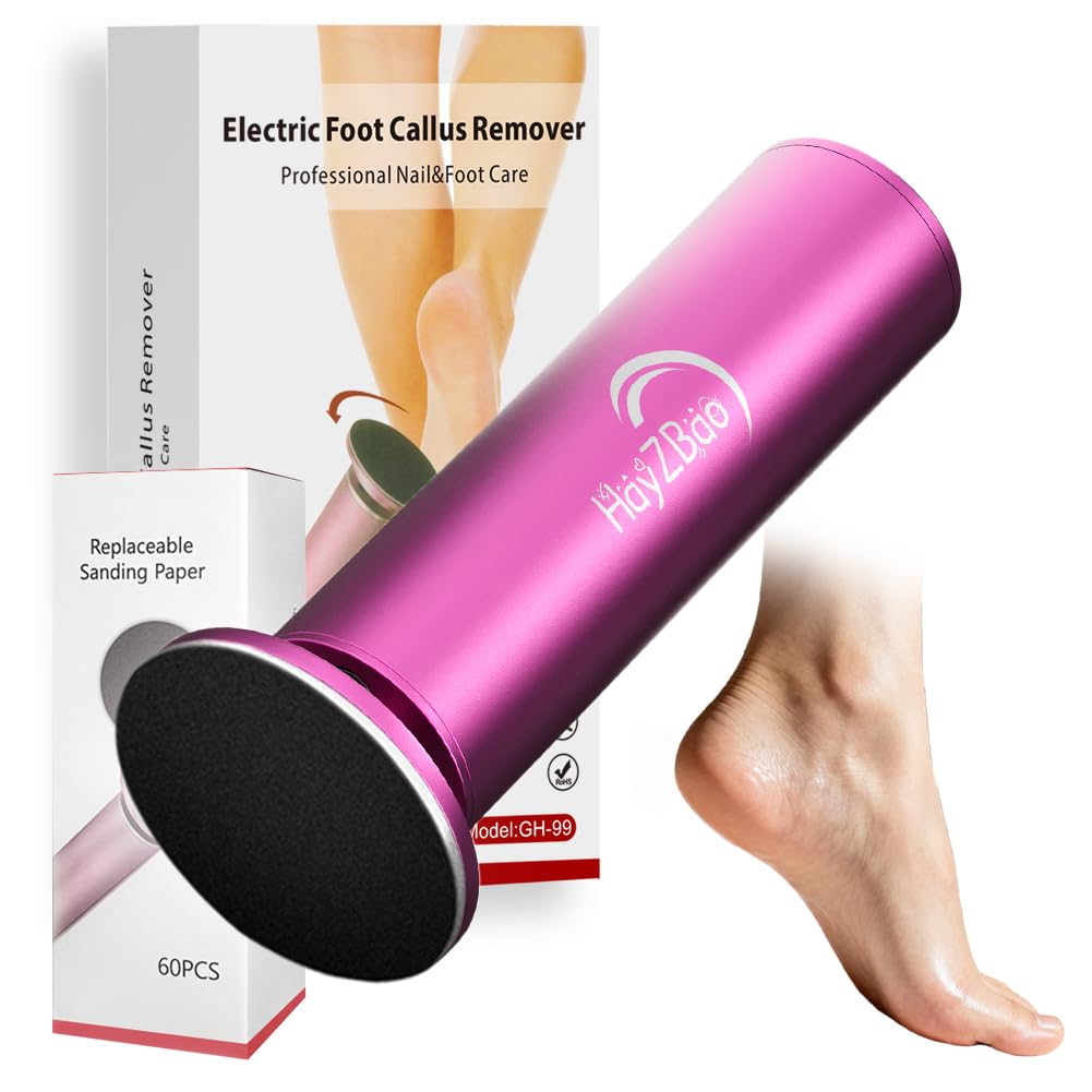 Photo 1 of *UNTESTED*
HayZBao Electric Foot Callus Remover with 60 Pcs Sandpaper Discs - Electric Callus Remover for Feet,Pedicure Tool for Dead Skin (Matte Purple)