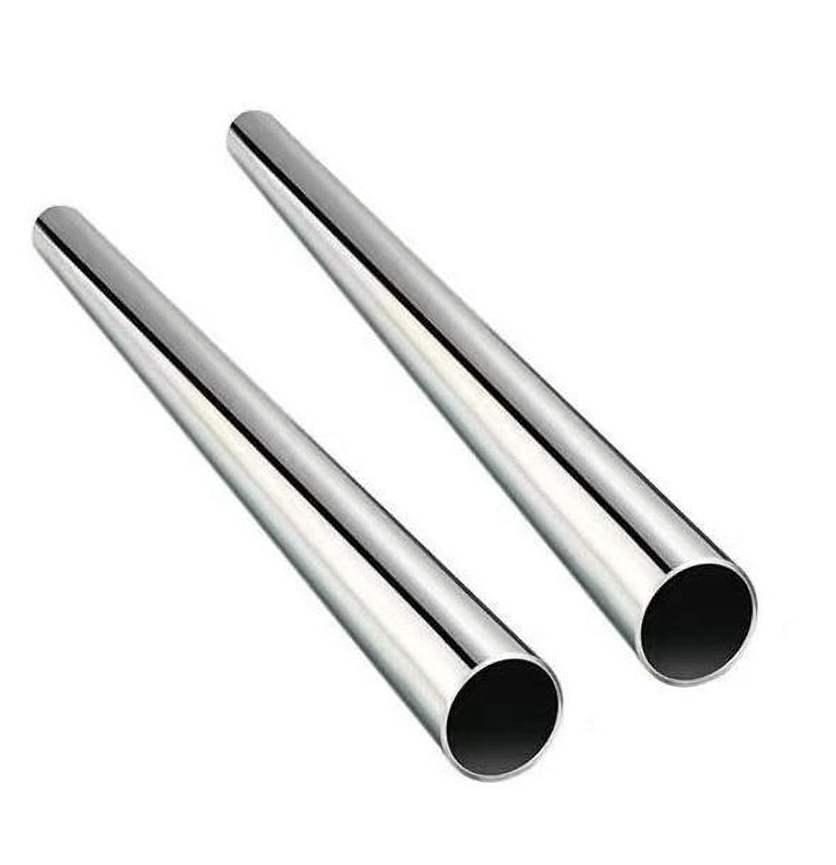 TEN-HIGH 304 Stainless Steel Pipe 8mm Capillary Tube (OD 8mm X ID 6mm) Wall Thickness 1mm，Length 200mm, Outer Layer Polished，2pcs
