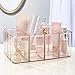 STORi Plastic Vanity Organizer | 5-Compartments | Auburn Mist