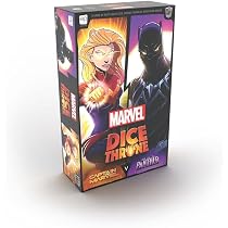 USAopoly : Marvel Dice Throne: Deadpool « Deluxe » Edition, jeu de bataille roulant en dés, jouez comme Deadpool avec des capacités uniques, extension autonome et compatible avec tous les héros du