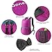 Gonex Ultra Lightweight Packable Backpack Daypack Handy Foldable Camping Outdoor Travel Cycling Backpacking(Rose Red)