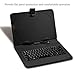 Yuntab 10.1 Inch Universal Android Tablet Keyboard Case-Fantastic USB Keyboard and Premium PU Leather Case Stand Cover (Black)