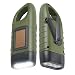 Simpeak [ 2-Pack] Hand Crank Solar Powered Flashlight, Emergency Rechargeable LED Flashlight, Survival Flashlight, Quick Snap Carbiner Dynamo Flashlight Torch for Outdoor Sports primary
