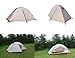 Luxe Tempo Single 1 Person Tent 4 Season 2 Doors with Footprint Freestanding for Camping High-end Silnylon Backpacking Tent 2 Vestibules