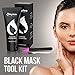 Blackhead Remover Set [FREE BRUSH & TWEEZERS] Charcoal Mask with Professional for Blackheads - Black Mask for Deep Cleansing [REMOVES ACNE] Best Facial Mud Mask - Peel Off Extractor Tool Kit (Set)
