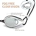 Swim Goggles, OUTAD Mirrored Swimming Goggle Soft and Comfortable: Anti Fog, UV Protection, Shatterproof, No Leaking For Adults, Men, Women, Youth, Kids 10+ (Silver, High Definition)