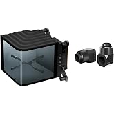 TRYX Panorama WB CPU Water Block 6.67" AMOLED Curved Screen GIPHY Built-in | Asetek Gen8 V2, 2K 60Hz, G1/4 Rotary Fittings, Copper Cold Plate, VRM Fan, Intel LGA 1851/1700/115X AMD AM4/AM5