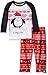 Bunz Kidz Little Girls' Toddler Chill Out 2 Piece Pajama Set, Black, 3T