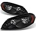 AKKON - For Chevy Impala/Monte Carlo Replacement Black Smoke Headlights Driver/Passenger Head Lamps Pair New