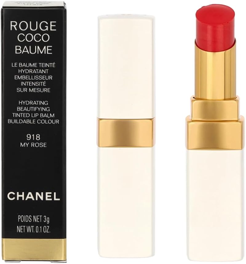 Chanel Rouge Coco Baume Hydrating Tinted Lip Balm 918 My Rose Women 0.11 oz