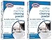 Urnex Cleancaf 2-Box Home Coffee and Espresso Equipment Cleaner, 6 Packets