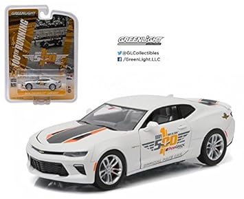 【クリックで詳細表示】新しい1 ： 64 GREENLIGHTコレクション ＆ndash； Indycarシルバー2016 Chevrolet Camaro 100th Running indy500ブリスターDiecastモデルCar by Greenlight
