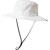 TOP-EX Men's Wide Brim Sun Hat UPF 50+ Waterproof, Packable Breathable Mesh Boonie Bucket Cap for Hiking Fishing Safari