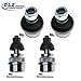 DLZ 4 Pcs Front Suspension Kit-2 Upper 2 Lower Ball Joint Compatible with Dodge Ram 1500 2500 Pickup 4WD 1994 1995 1996 1997 1998 1999