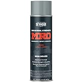 Seymour 620-1431 MRO High Solids Spray Paint, Light Gray Primer, 17 oz | Rust-proof industrial primer for metal &amp; machinery; resists chemicals, abrasion, heat to 300&deg;F; USDA authorized.