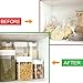 Brajttt 12-Piece Airtight Food Storage Container Set, Big Sizes Included, Keeps Food Fresh & Dry - Durable Plastic - BPA-Free