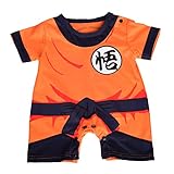 Dressy Daisy Baby Dragon Ball Son Goku Costume Dress up Jumpsuit Romper Outfit Infant Size 3-6 Months