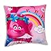 Trolls Square Cushion Pillow, Polyester, Purple