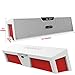 Soundance Wireless FM Radio Bluetooth Speaker Alarm Clock: Portable Radio Speaker with Digital LED USB Rechargeable for Office Desk Home Bedroom Bedside Desktop Computer, SDY019 White